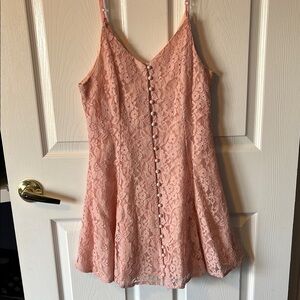 Lace mini dress